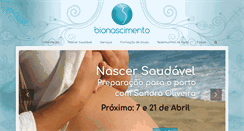 Desktop Screenshot of bionascimento.com